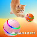 PetPaw™ Interactive Smart Ball - Auto-Rolling Light-Up Pet Toy