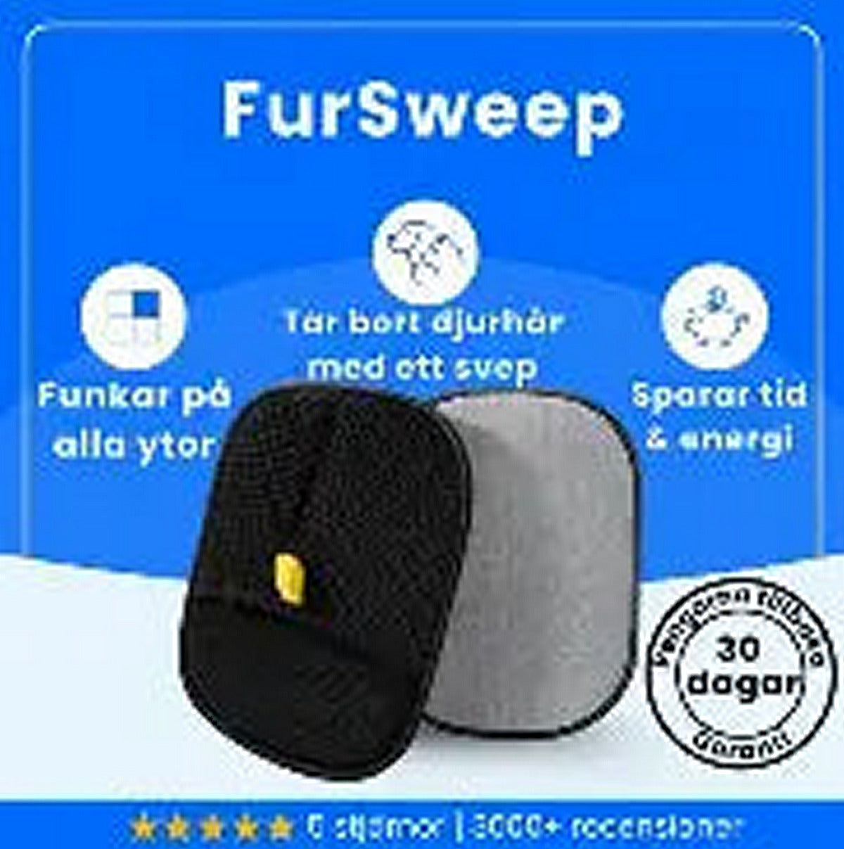 FurSweep™ - Antes y después | Resultado sin pelos